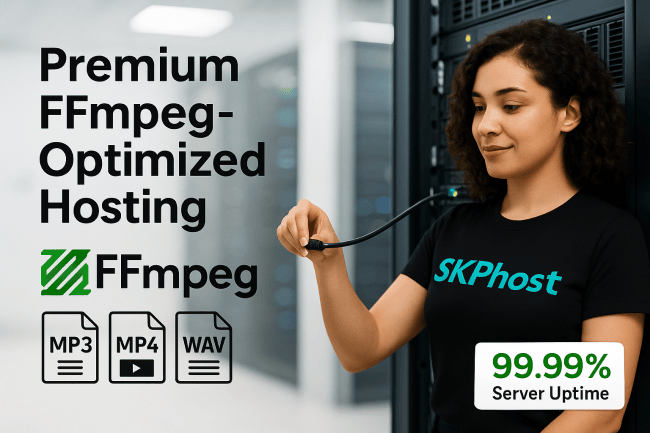 FFmpeg Hosting — video streaming with pre-installed FFmpeg and YouTube-DL